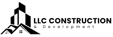 LLC Construction & Development Logo